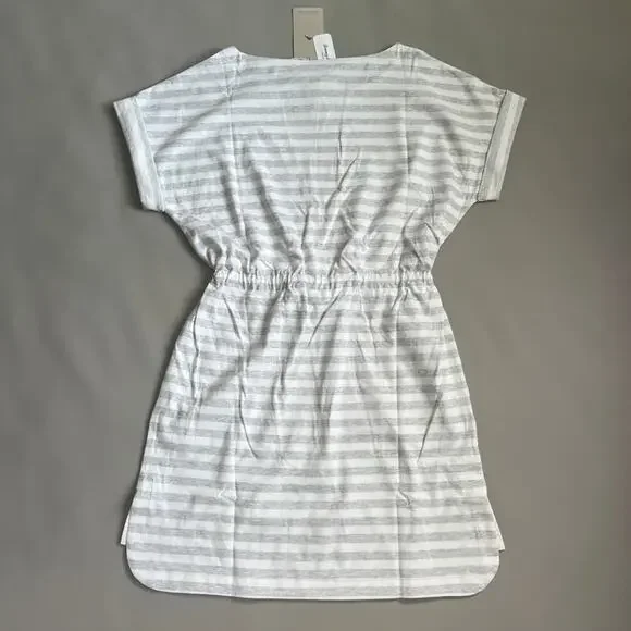 TOMMY BAHAMA Women's Short Sleeve Amira Stripe Short Dress Size M Grey (New) - Picture 4 of 8